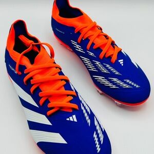 Adidas Predator Pro Blue and Orange Soccer Cleats